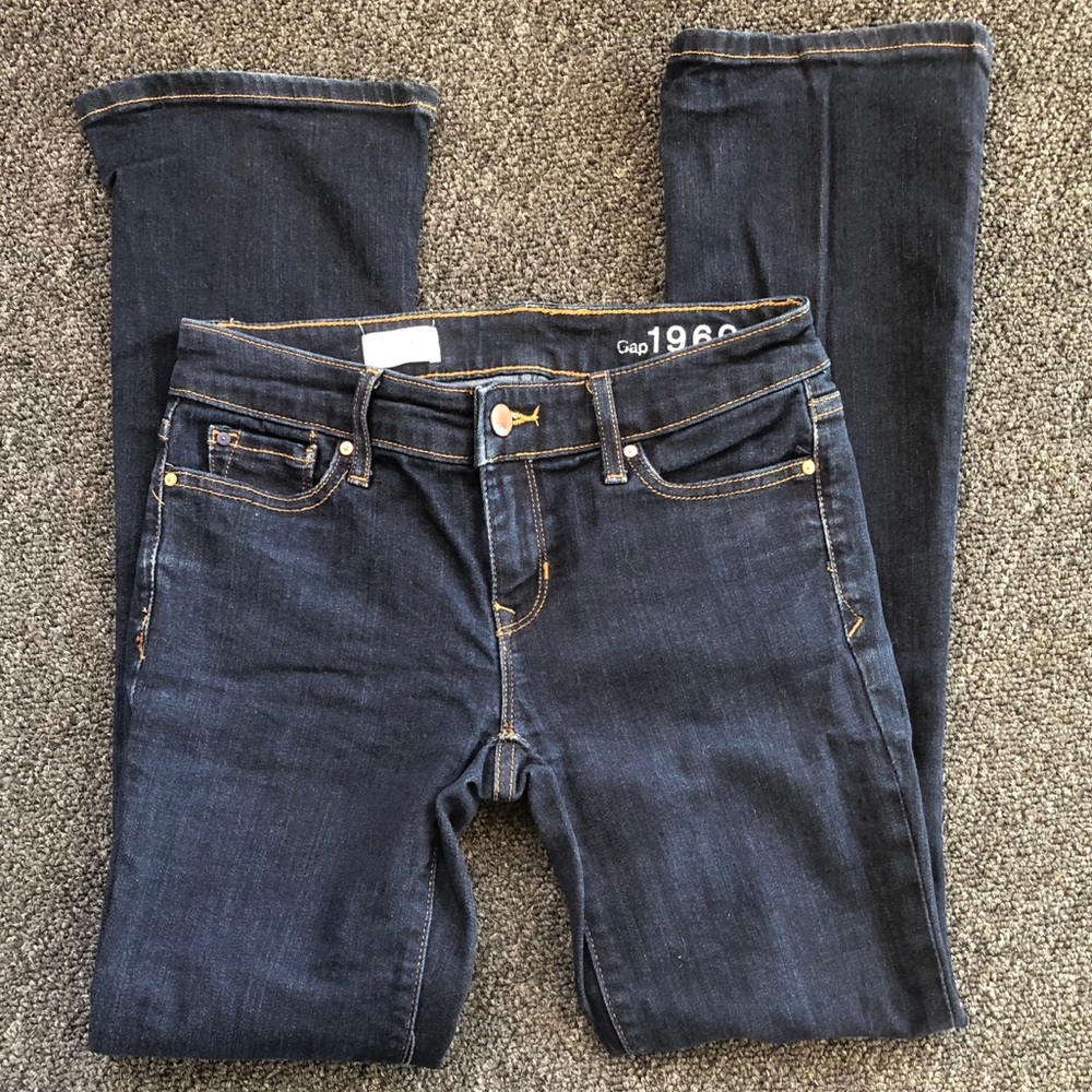 GAP “SEXY BOOT” Dark Wash Jeans 25s